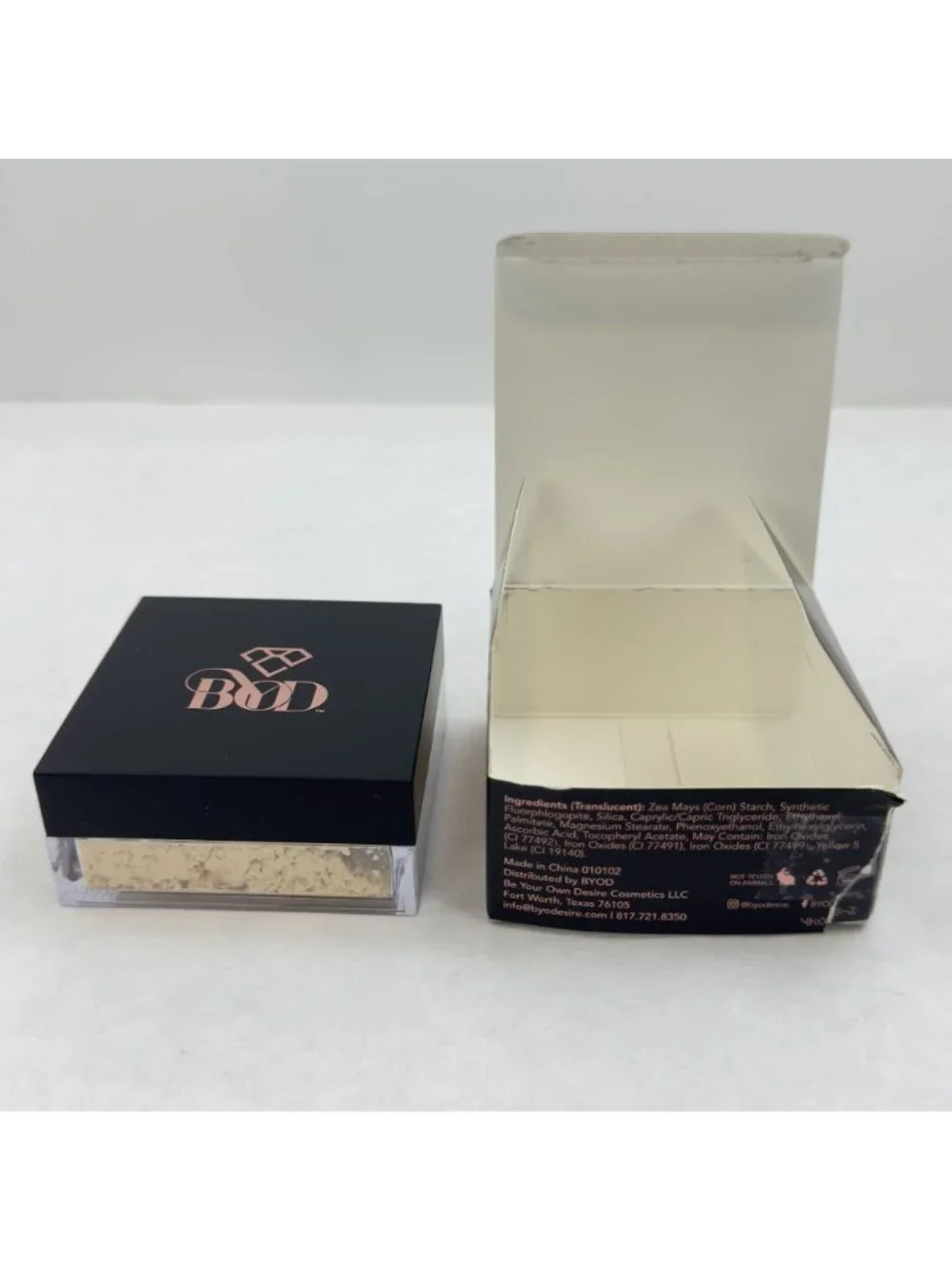 BYOD Desire Matte Magic Loose Powder Translucent 10g 0.35 oz Lightweight NEW